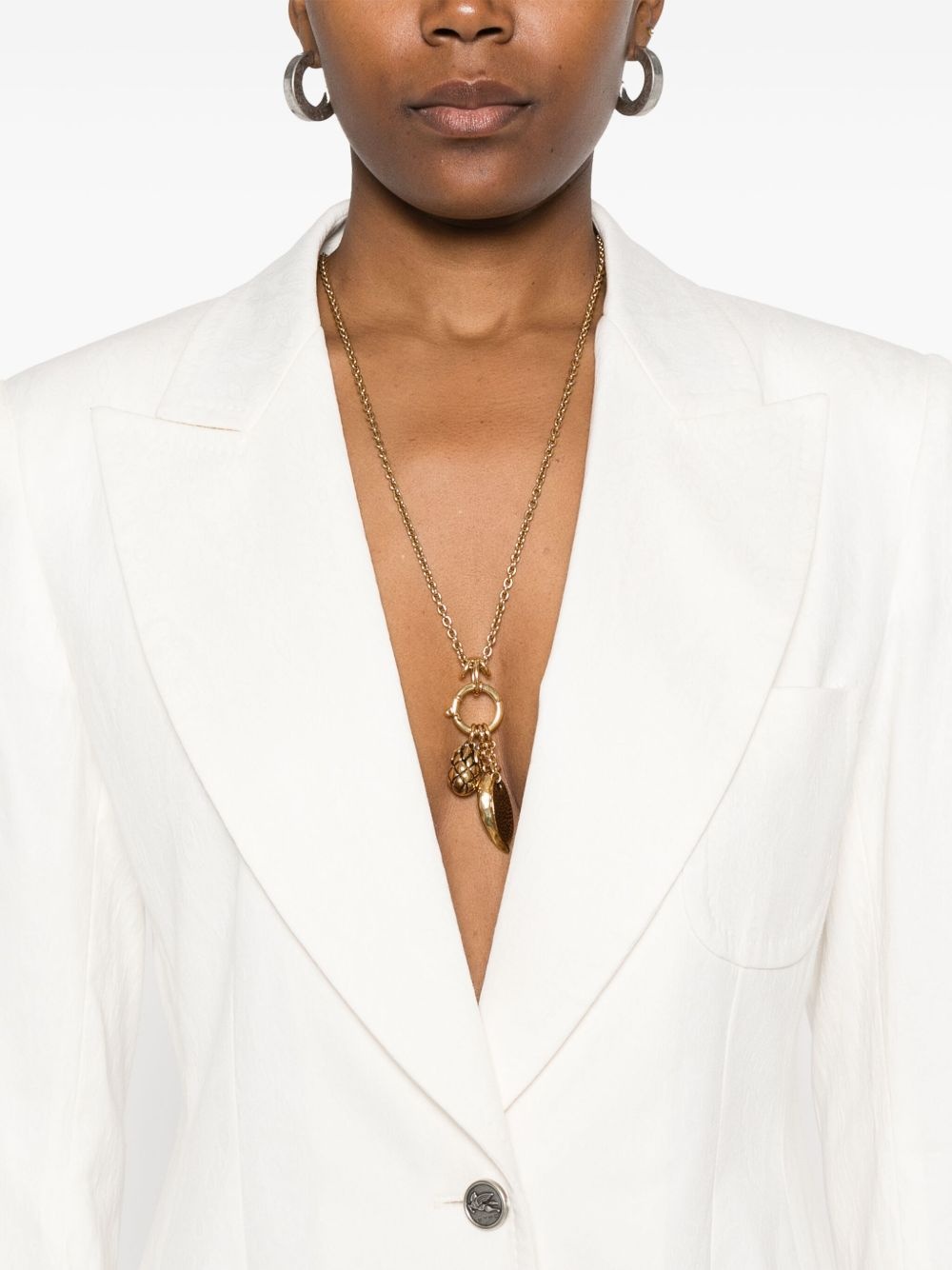 paisley-jacquard blazer - 5