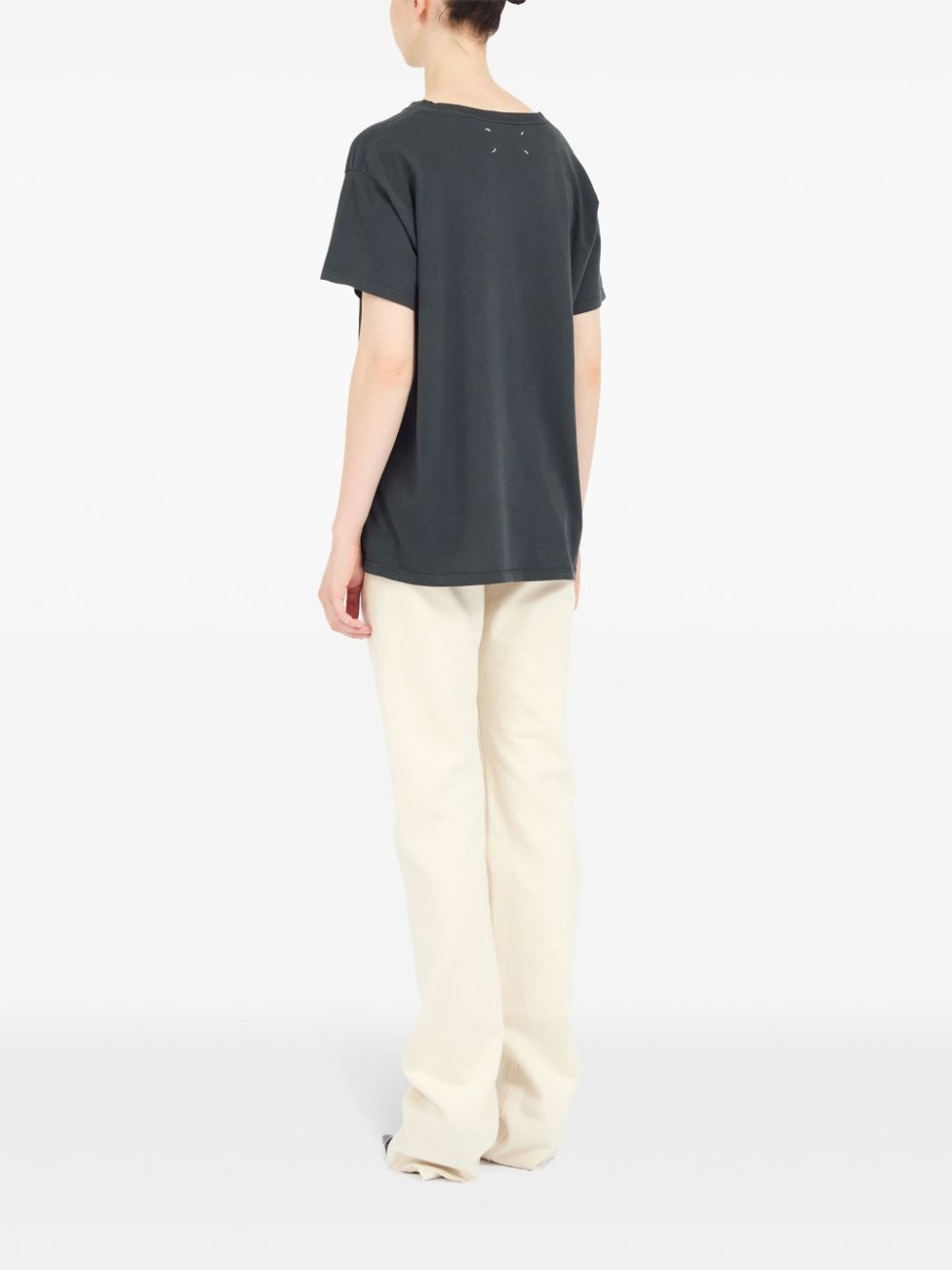 logo-print cotton T-shirt - 6