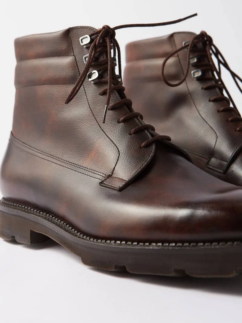 Alder leather lace-up boots - 5