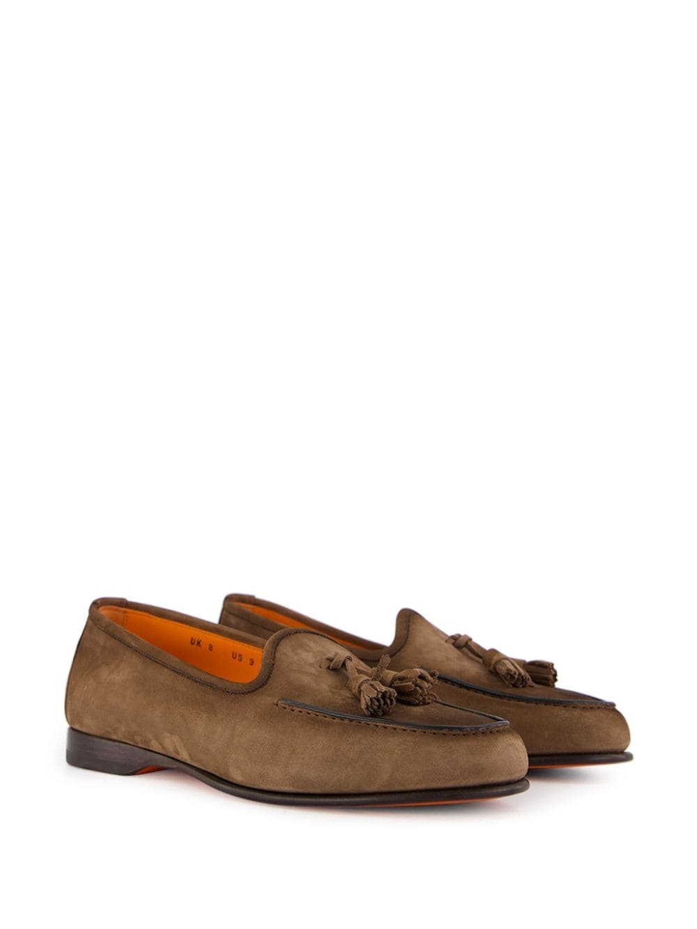 tassel-detail suede loafers - 5
