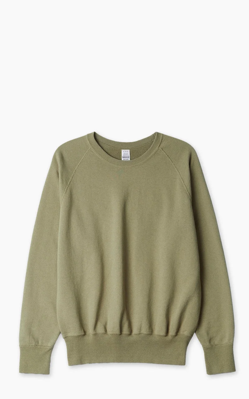 WAREHOUSE & CO. LOT 461 PLAIN SWEATSHIRT GREEN - 1
