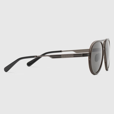 GUCCI Aviator frame sunglasses outlook