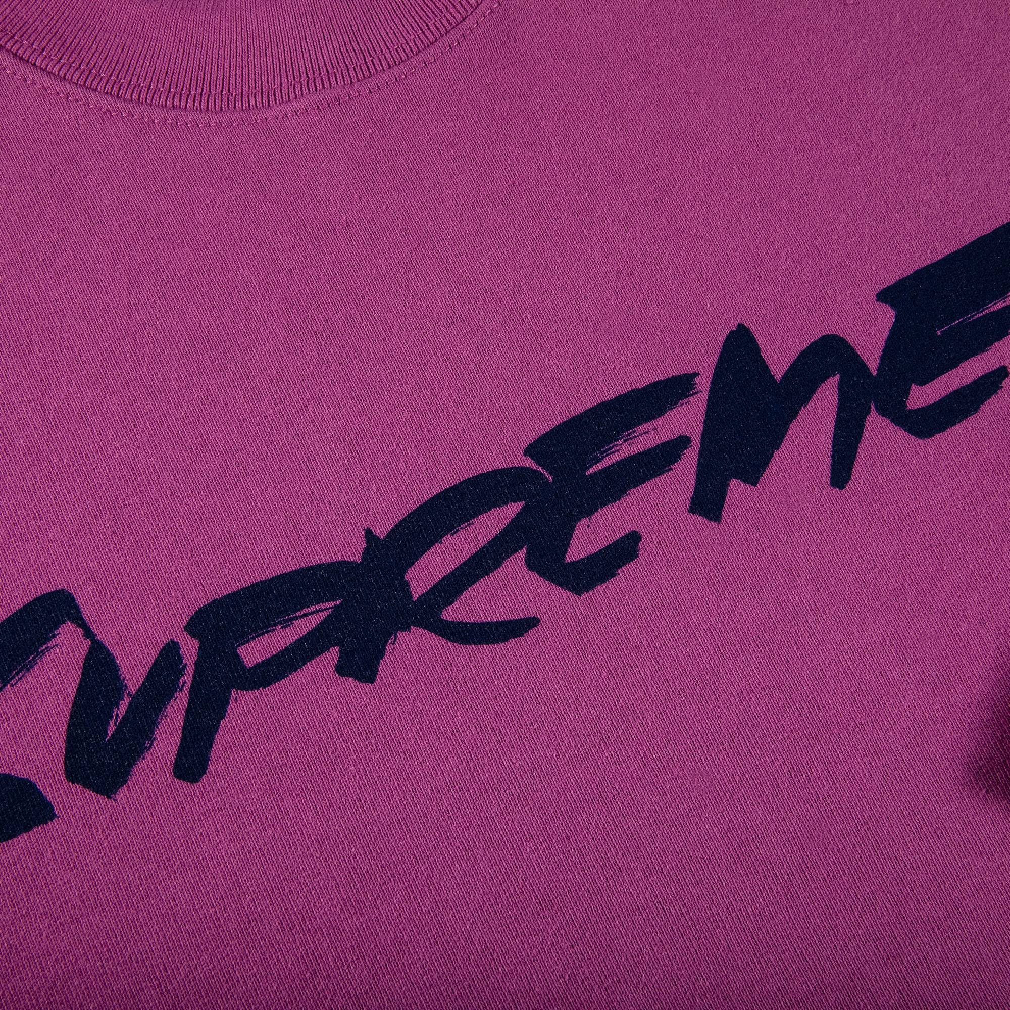 Supreme Futura Logo Crewneck 'Bright Purple' - 2