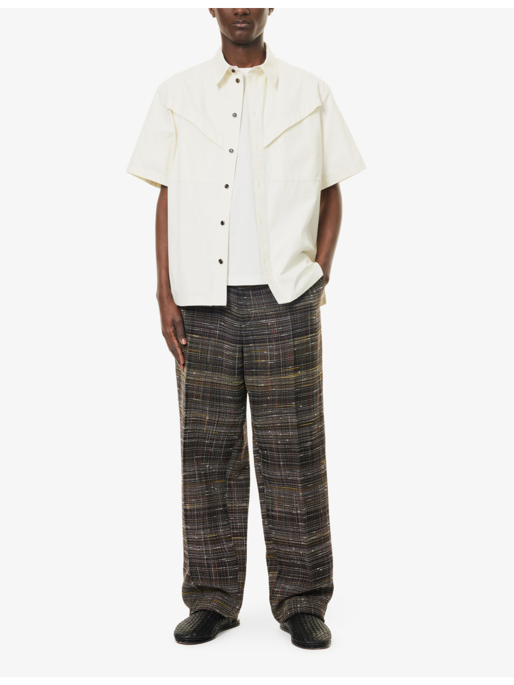 Spread-Collar Cotton Shirt - 2