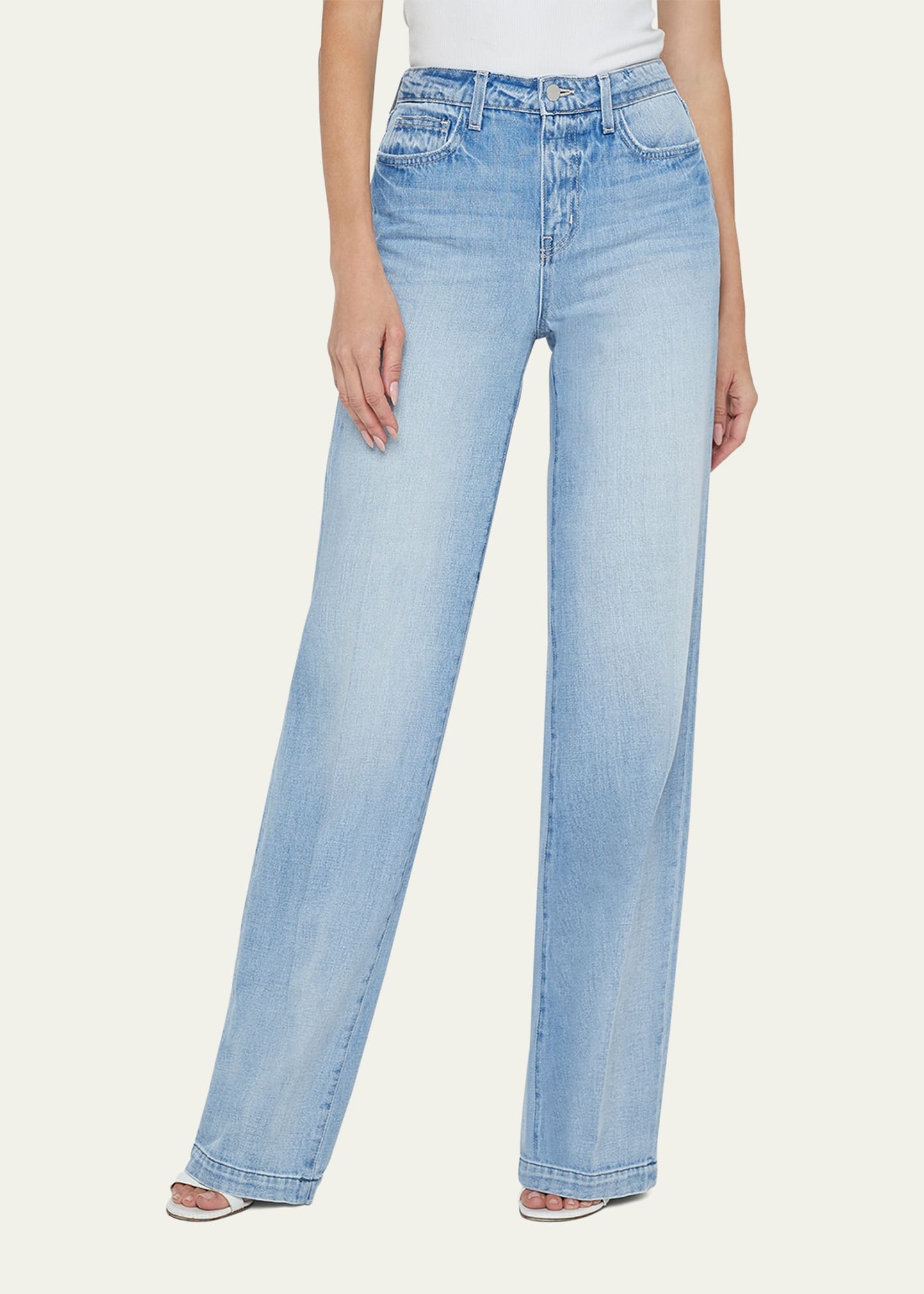 Clayton High-Rise Wide-Leg Jeans - 4