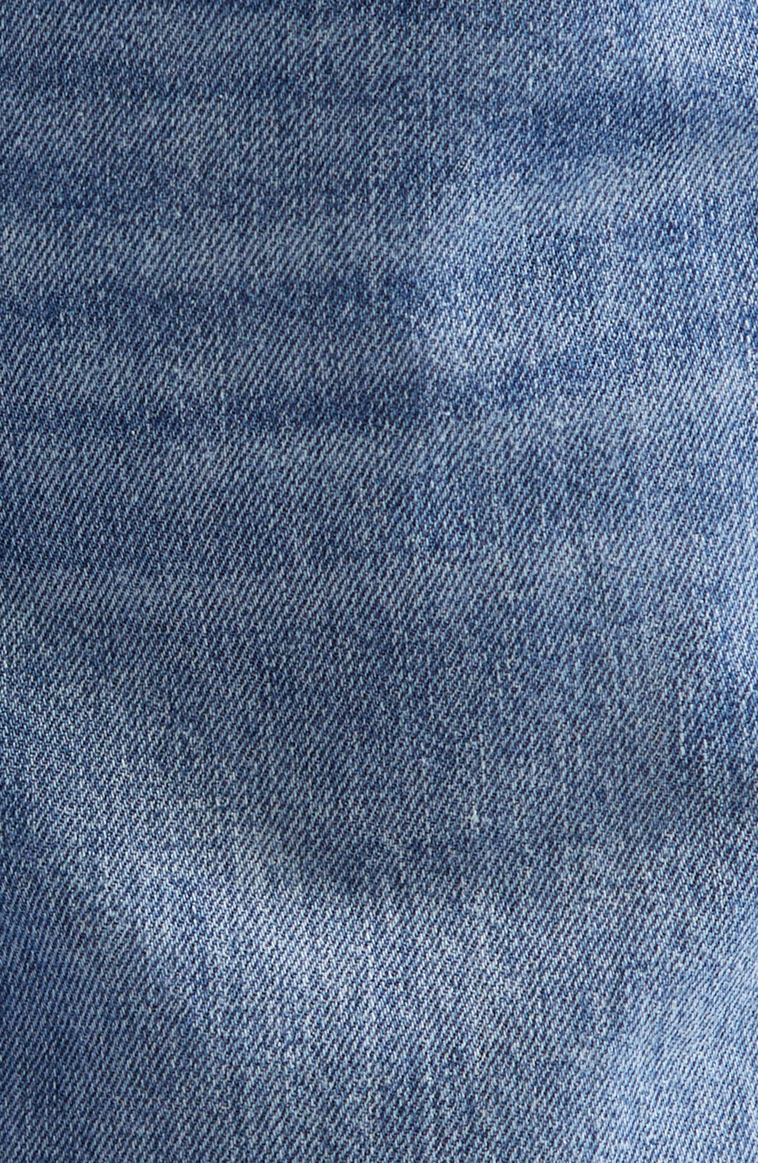Marni Embroidered Spliced Jeans in Azure at Nordstrom - 7