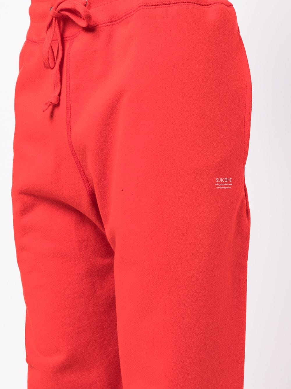 cotton logo trackpants - 6