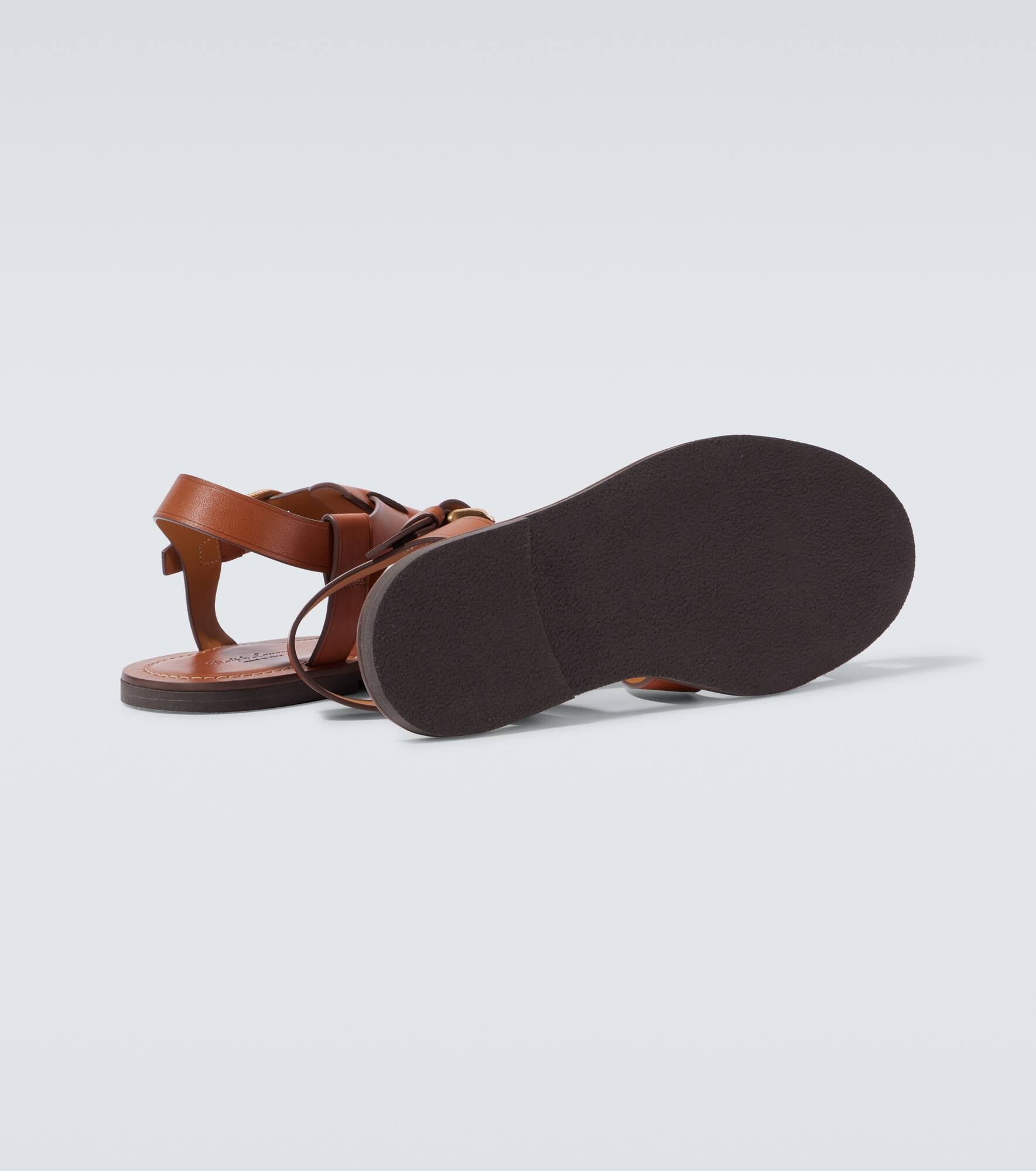 Leather fisherman sandals - 7