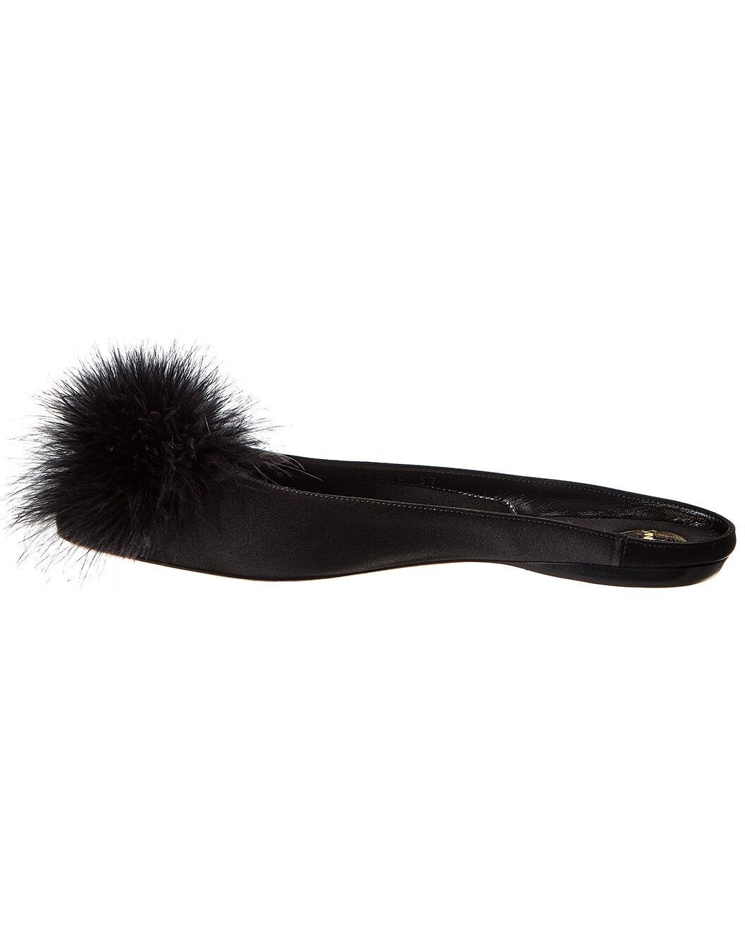 Saint Laurent Lido Satin Flat - 2