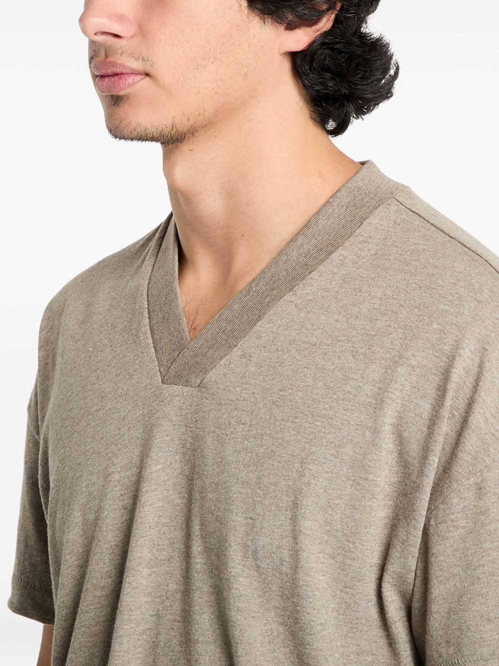 V-neck short-sleeve T-shirt (pack of three) - 5
