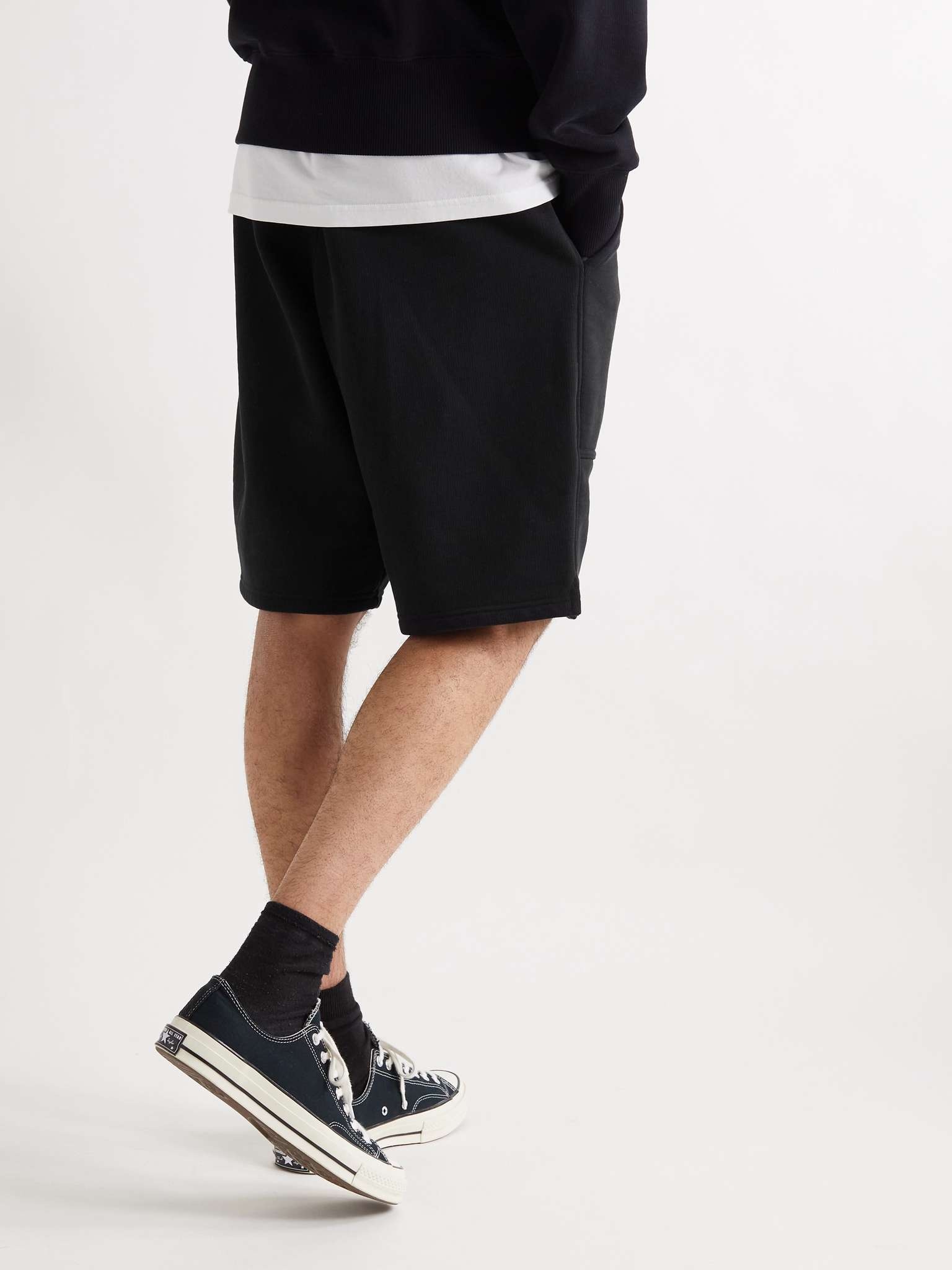 Logo-Embroidered Cotton-Jersey Shorts - 4