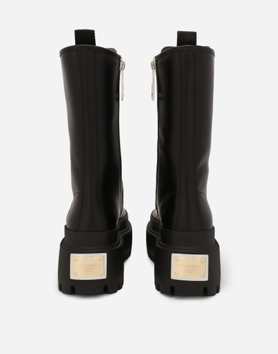Dolce & Gabbana Calfskin combat boots outlook