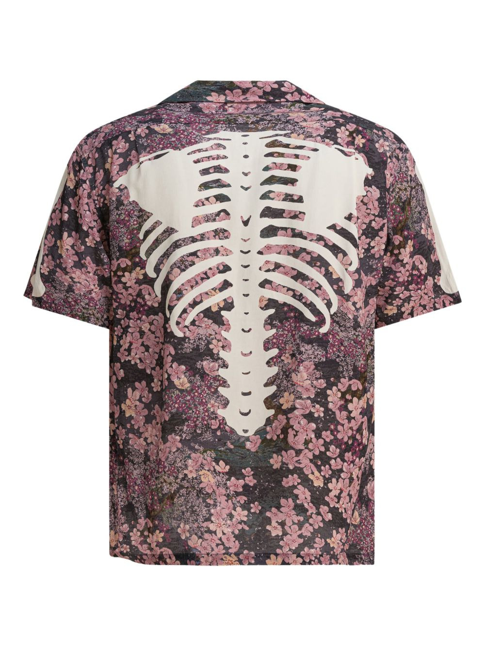 floral skeleton shirt - 2