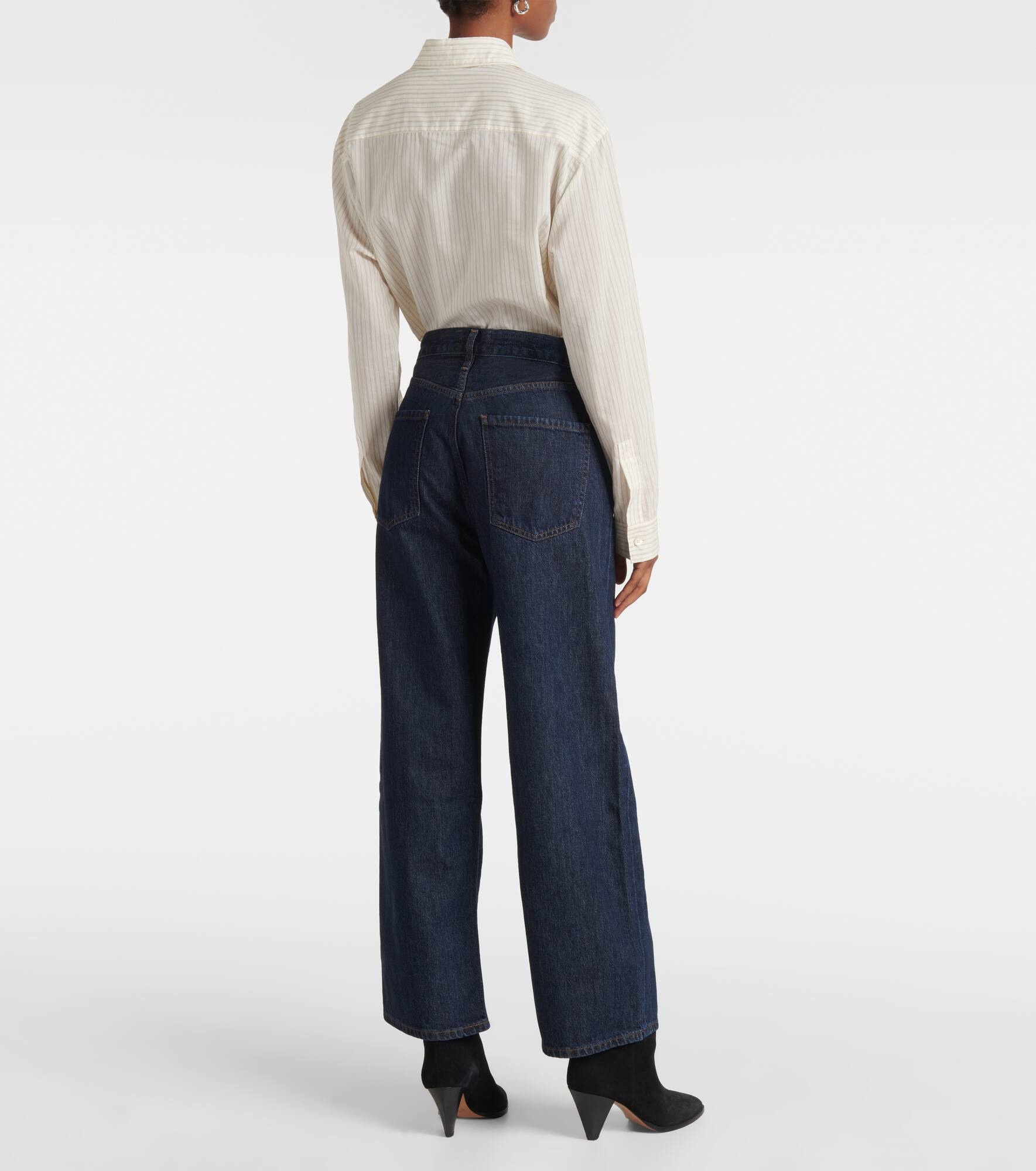 Ren high-rise wide-leg jeans - 3