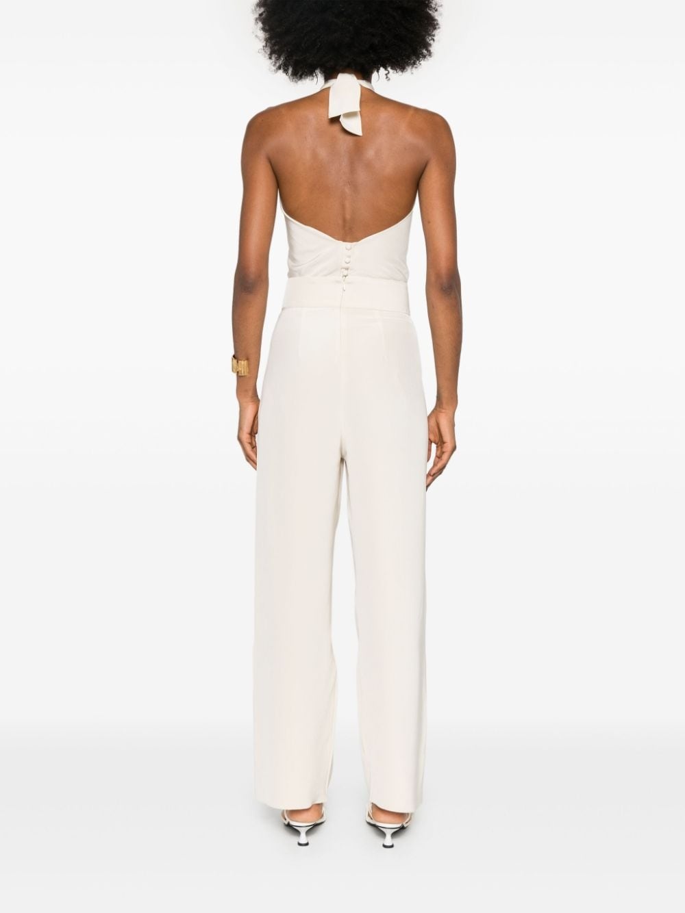 Mark Of Honor silk jumpsuit - 4
