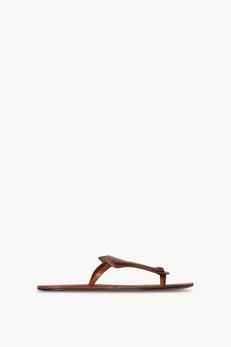 Helena Flip Flop in Leather 1