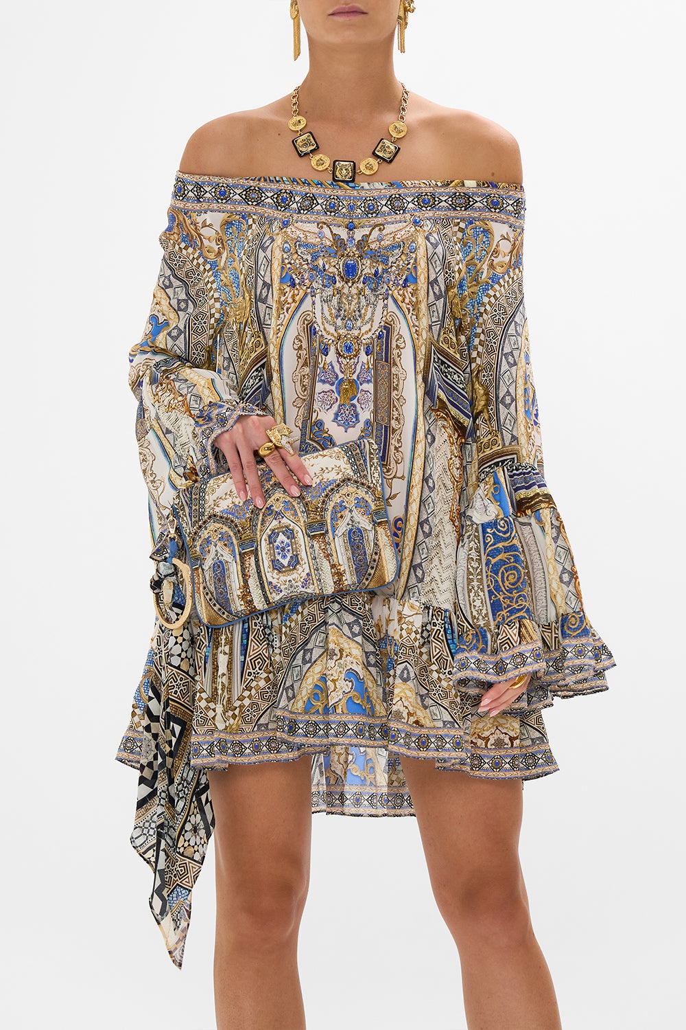 RING SCARF CLUTCH - 4