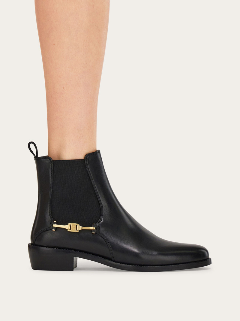 FERRAGAMO F buckle Chelsea boot outlook