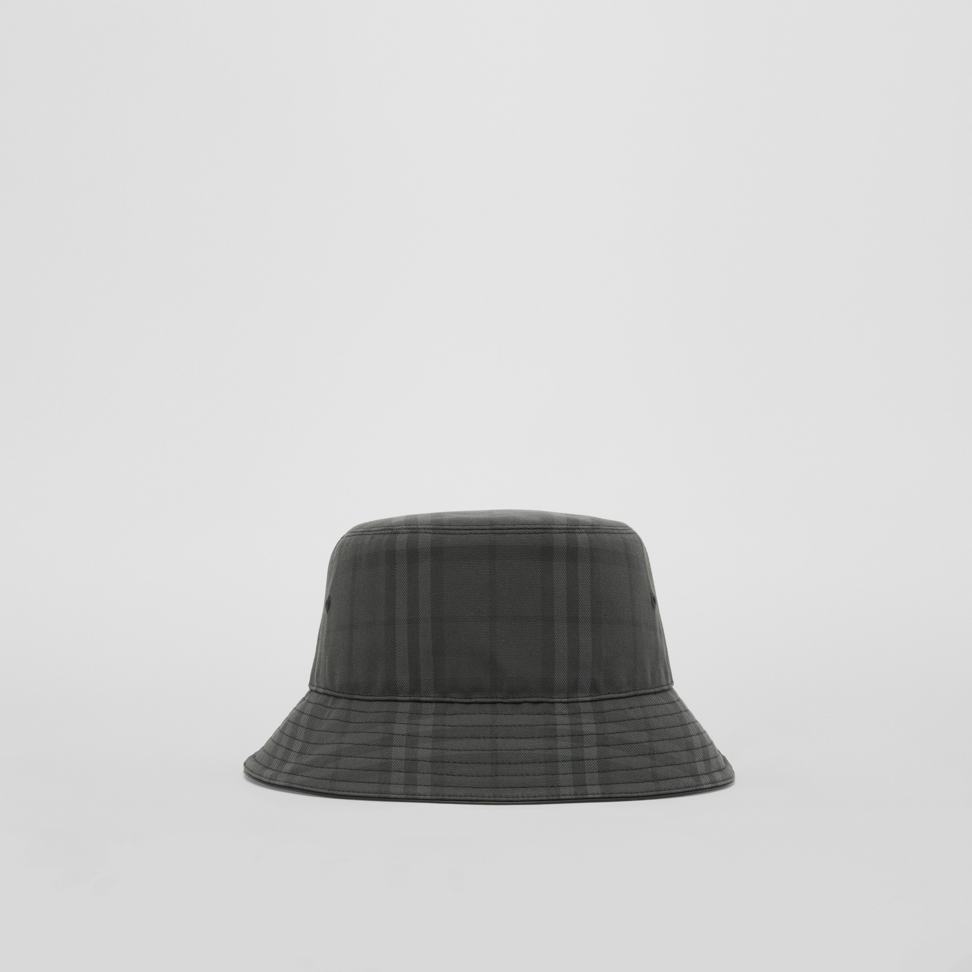 Vintage Check Cotton Bucket Hat - 1