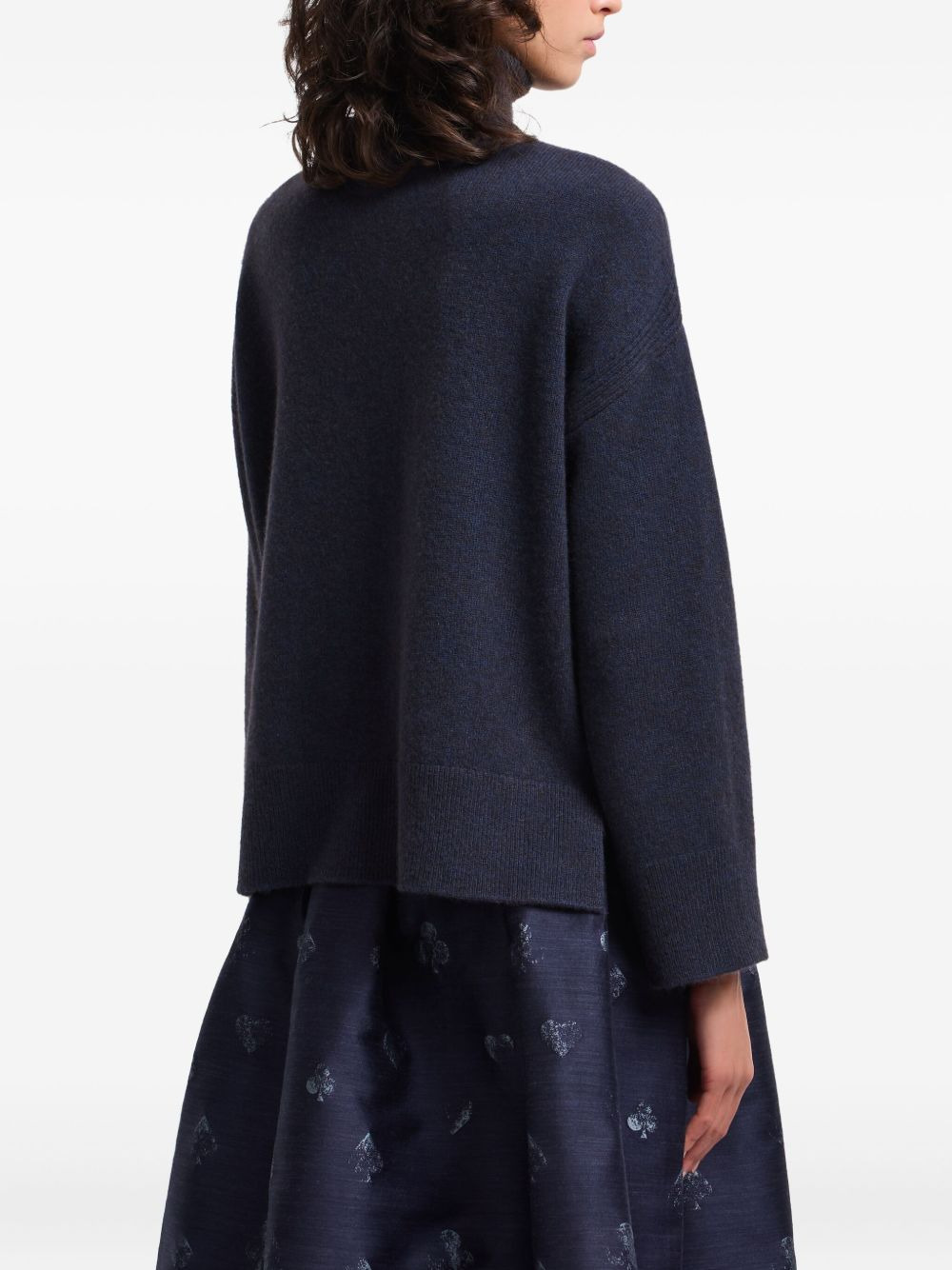 ribbed roll-neck sweater - 4