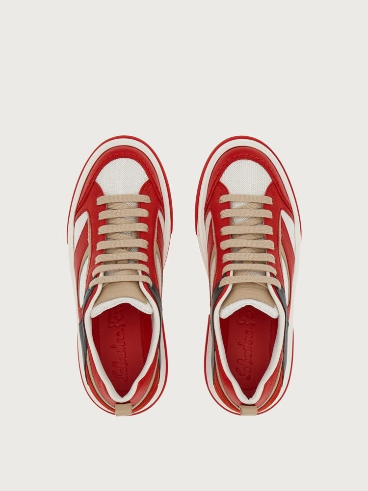 SNEAKERS WITH SHAPED INSERTS - 2
