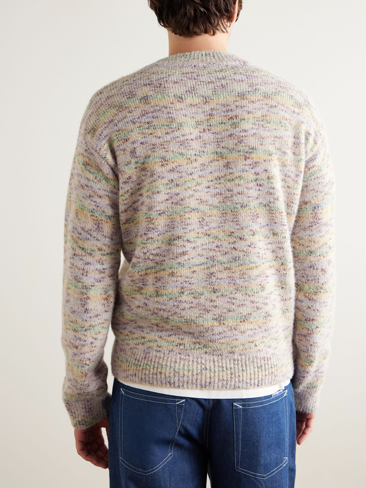 Bastian Wool Sweater Beige - 4