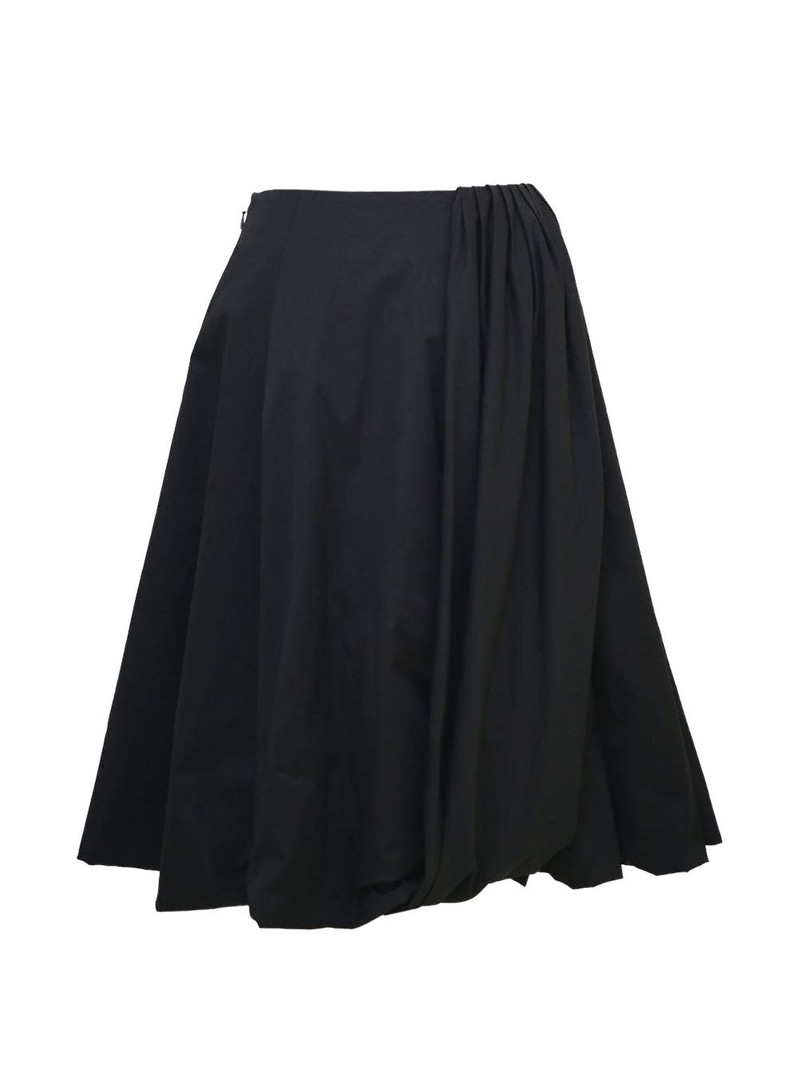 rokh purse draped midi skirt outlook