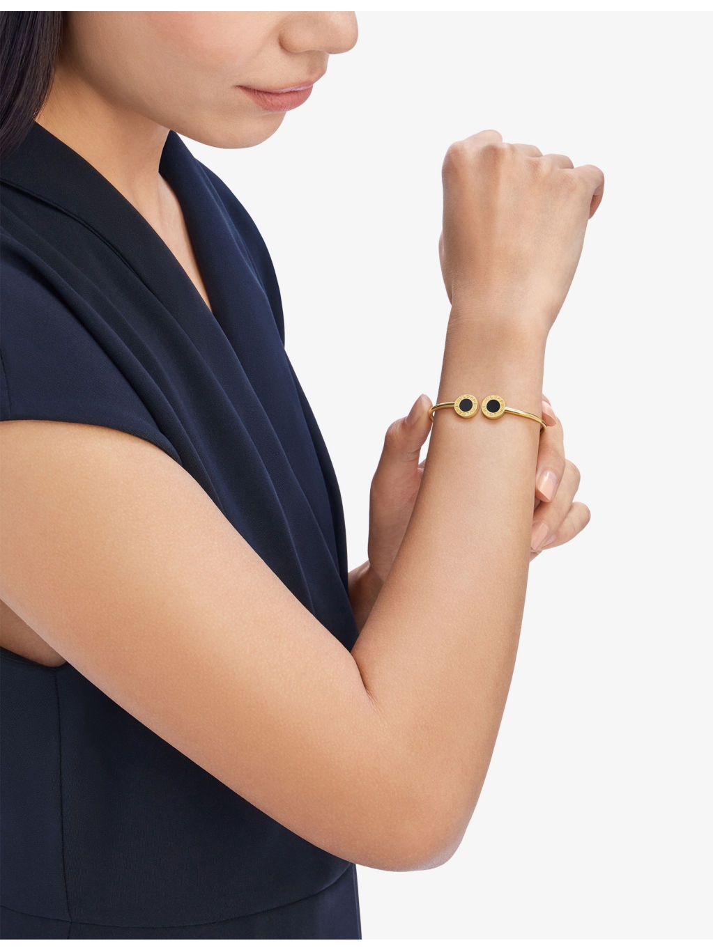 Bvlgari Bvlgari 18ct Yellow-Gold and Onyx Bracelet - 5