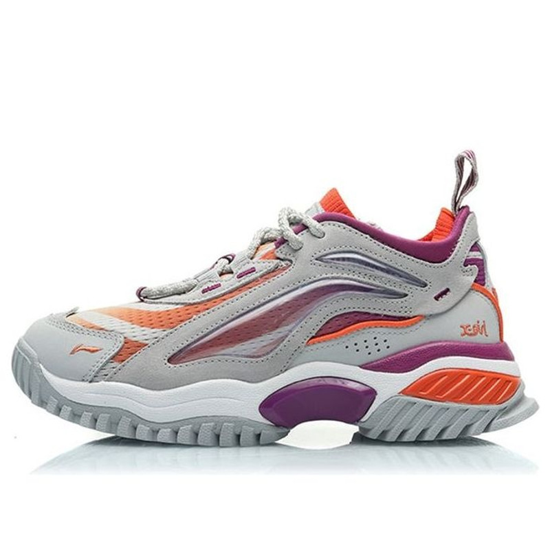 (WMNS) Li-Ning BAD FIVE XGIRL Running Shoes Grey AGLP146-1 - 1