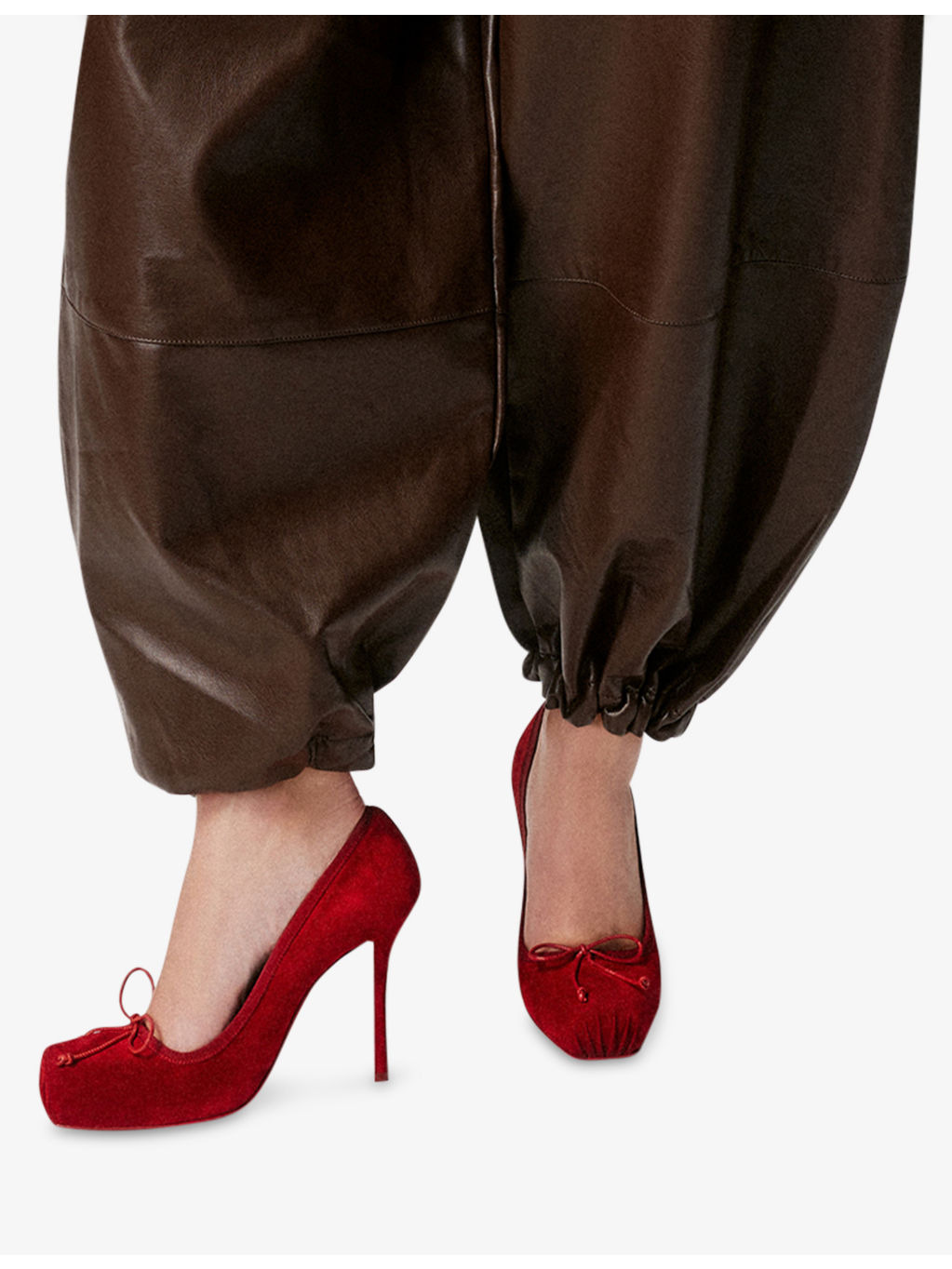 Cassia Nodo 100 Suede Heels - 2