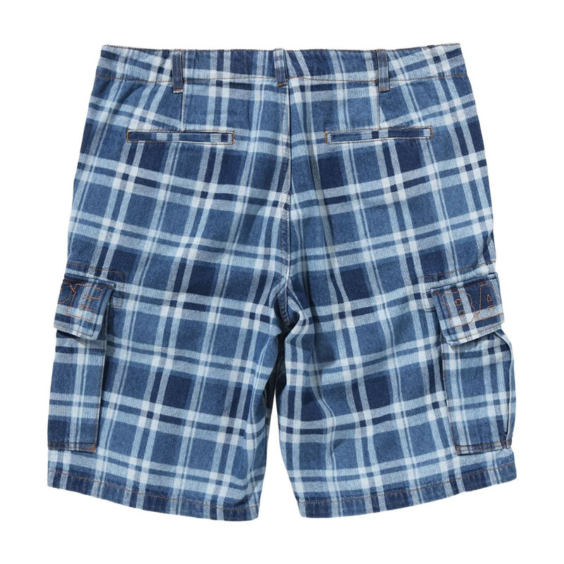 A BATHING APE® A Bathing Ape Check 6 Pocket Denim Short 'Blue' 1K30-151-003 outlook
