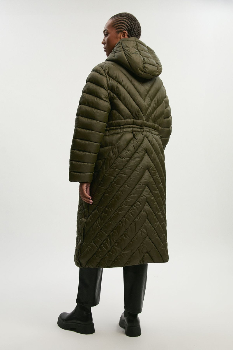 Plus Size Lightweight Knee Length Packable Coat 6