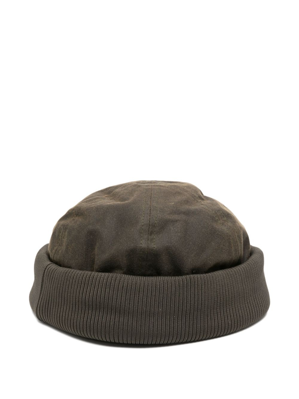 cotton ribbed-brim hat - 2