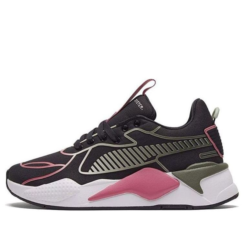 (WMNS) PUMA RS-X Tpu Fade Black/White/Pink 374114-01 - 1