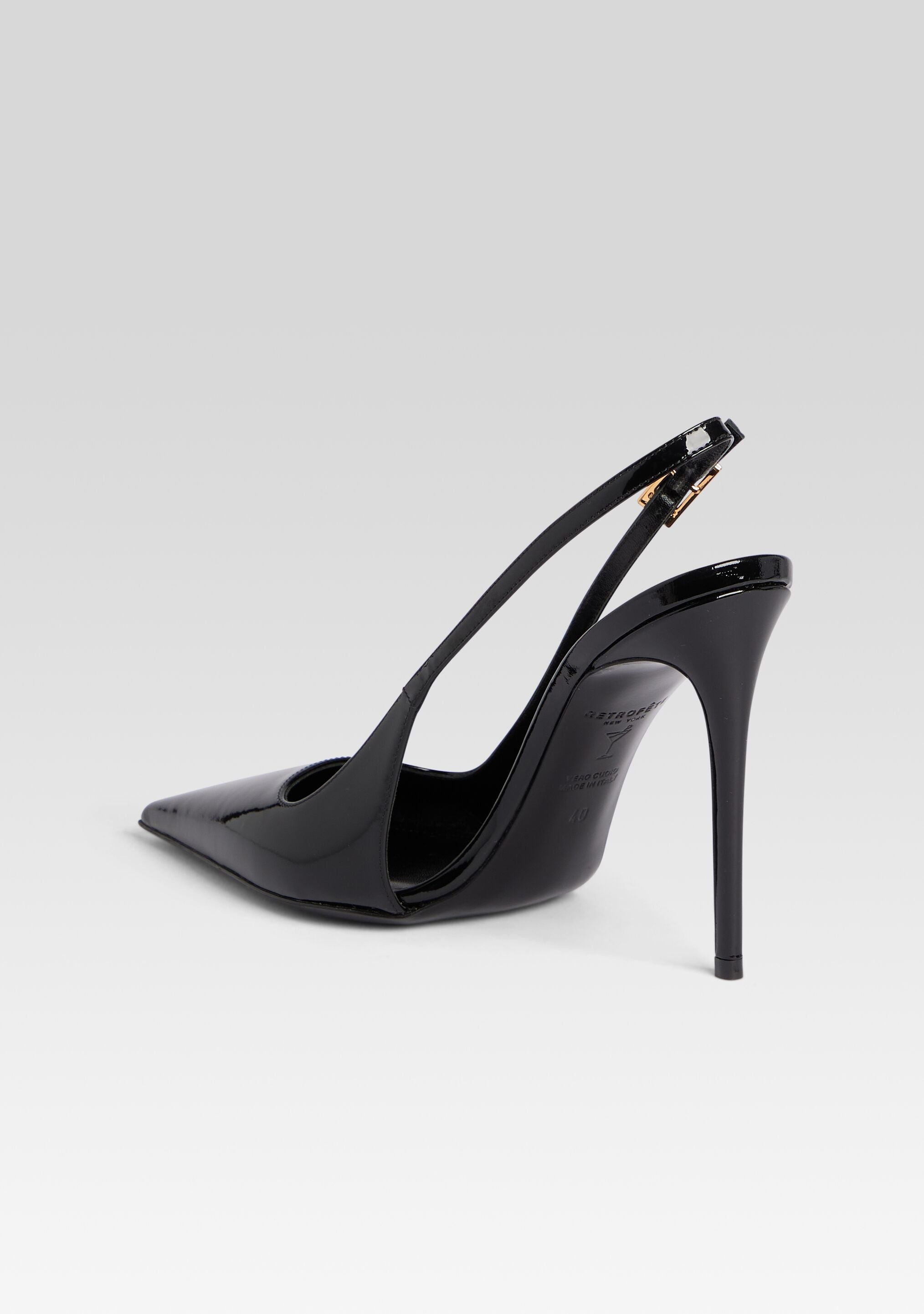 GWYNETH LEATHER SLINGBACK - 5