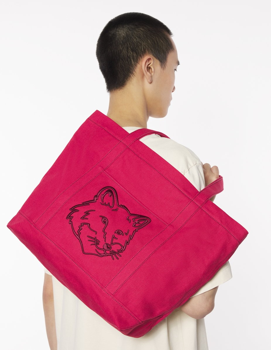 Maison Kitsuné CNY FOX HEAD LARGE TOTE | REVERSIBLE