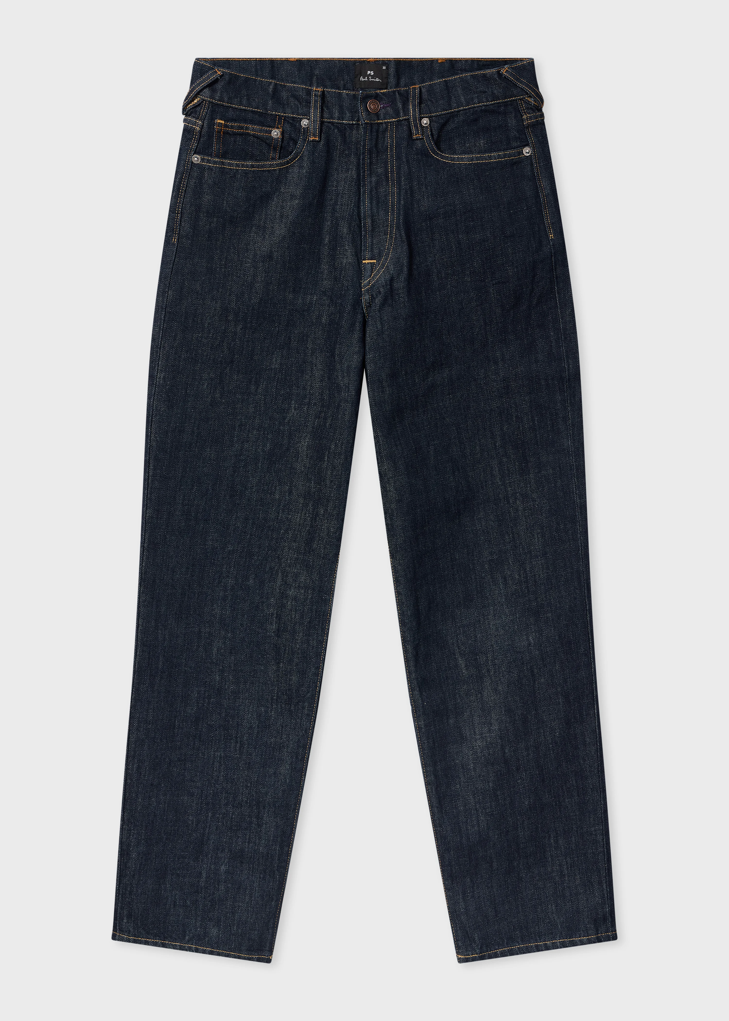 Relaxed-Fit Indigo 'Organic Authentic Twill' Jeans - 1