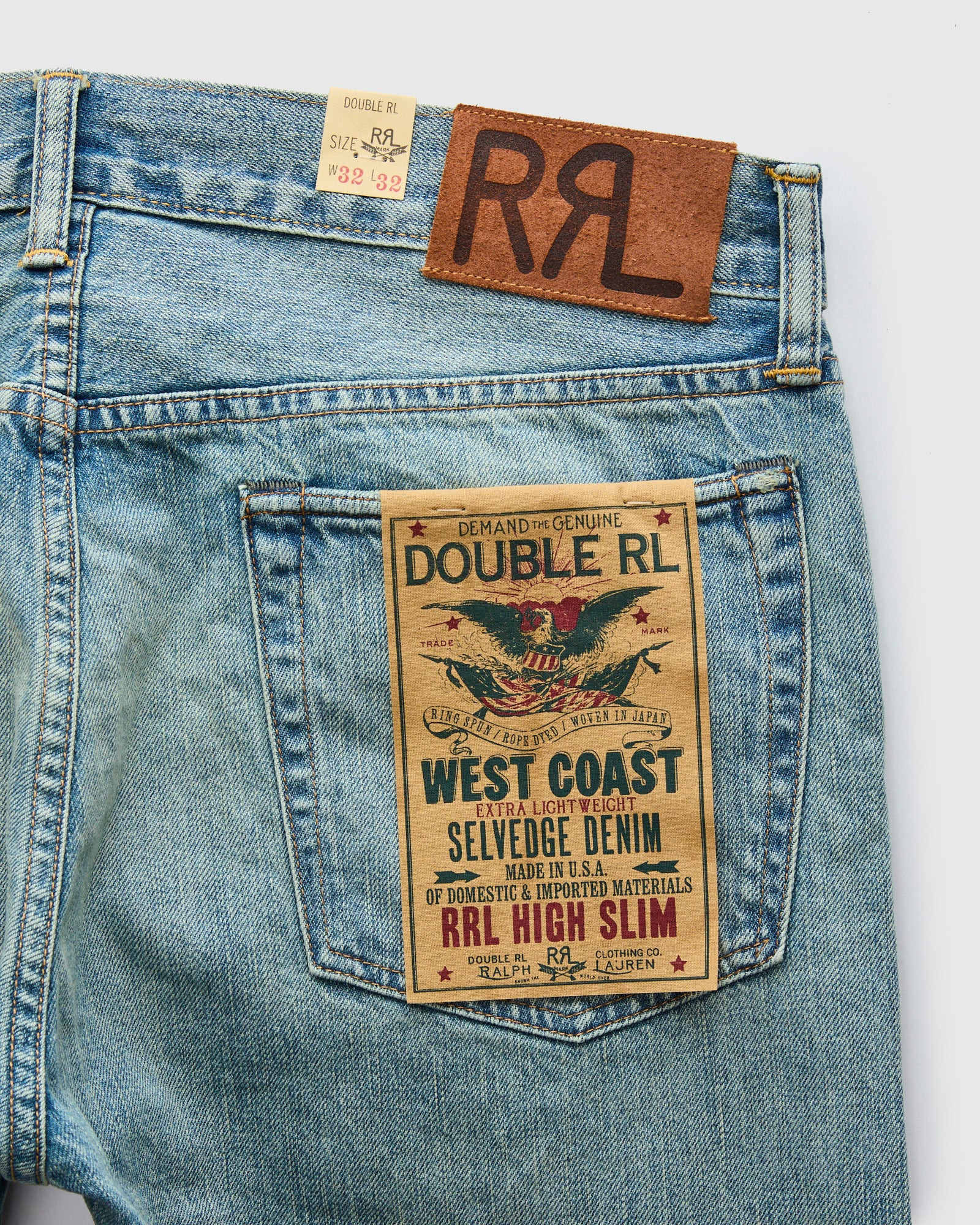"Lawton Wash" 11oz Selvedge Denim - High Slim Fit - 4