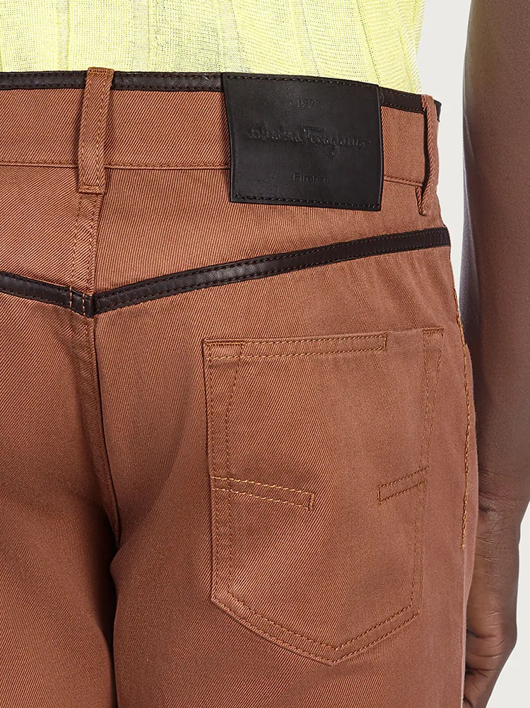 DENIM 5 POCKET TROUSERS - 6