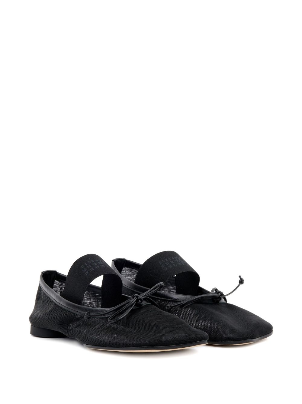 mesh ballerina shoes - 2