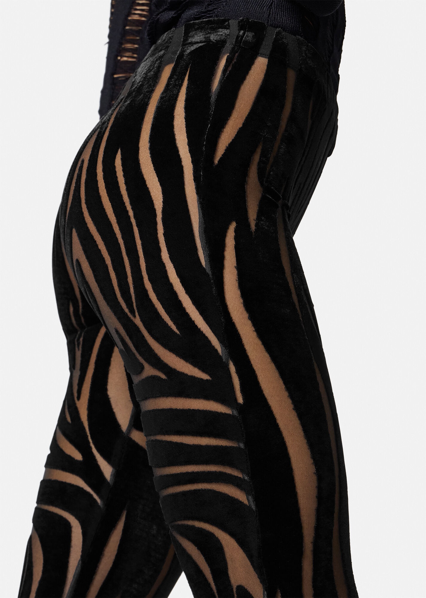 Zebra Velvet Pants - 5