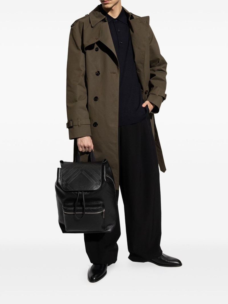 Burberry cotton trench coat outlook