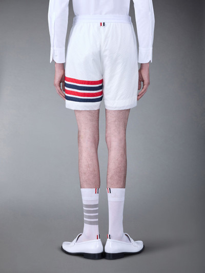 Thom Browne 4-Bar stripe ripstop shorts outlook