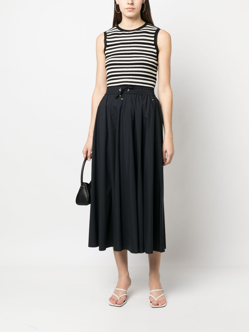 Herno mid-length flared skirt outlook