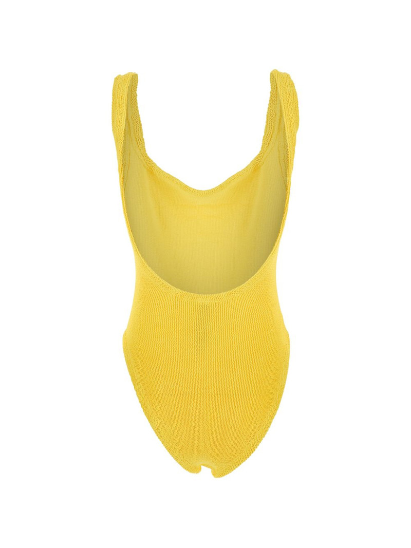 Hunza G square-neck crinkle swimsuit outlook