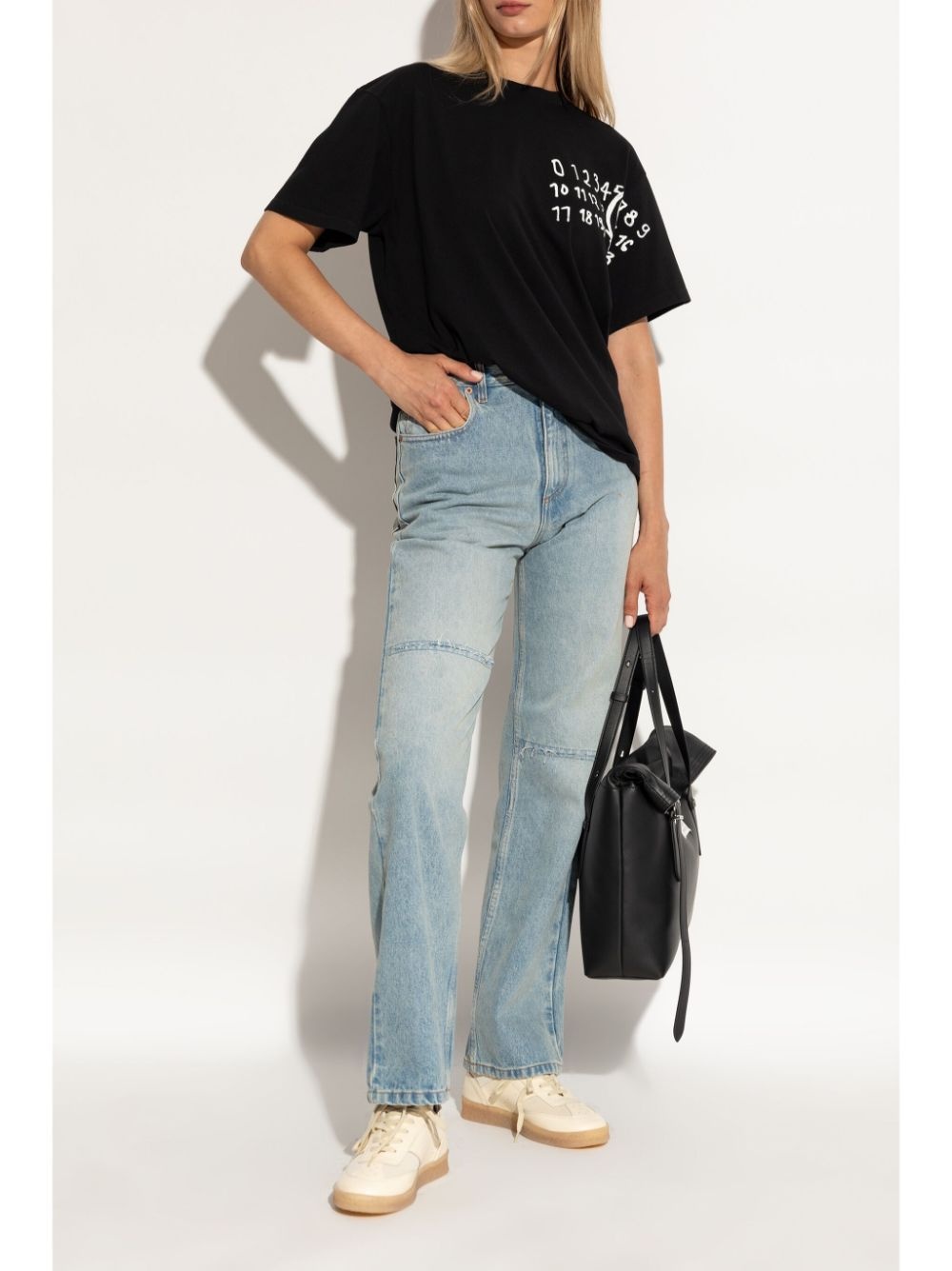 panelled low-top trainers - 3