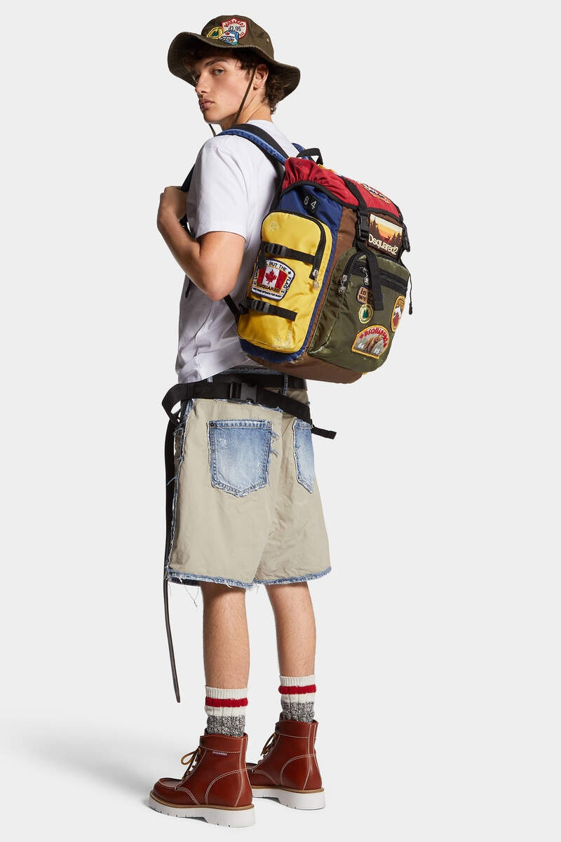 SUPER RIPPED MIXED BOXER JEAN SHORTS 4