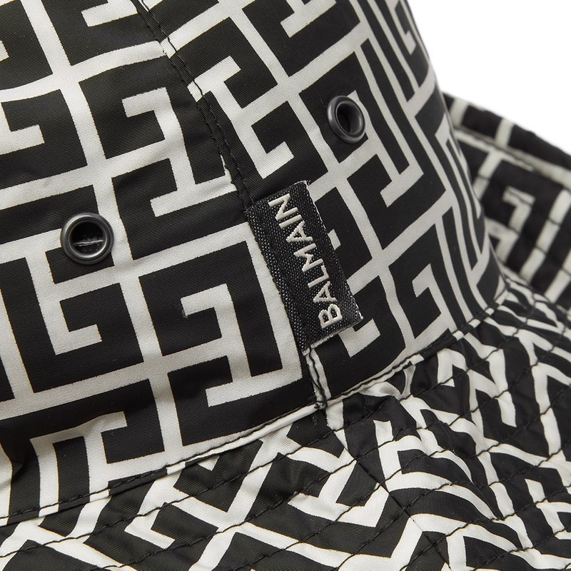 Balmain Balmain Monogram Nylon Bucket Hat outlook