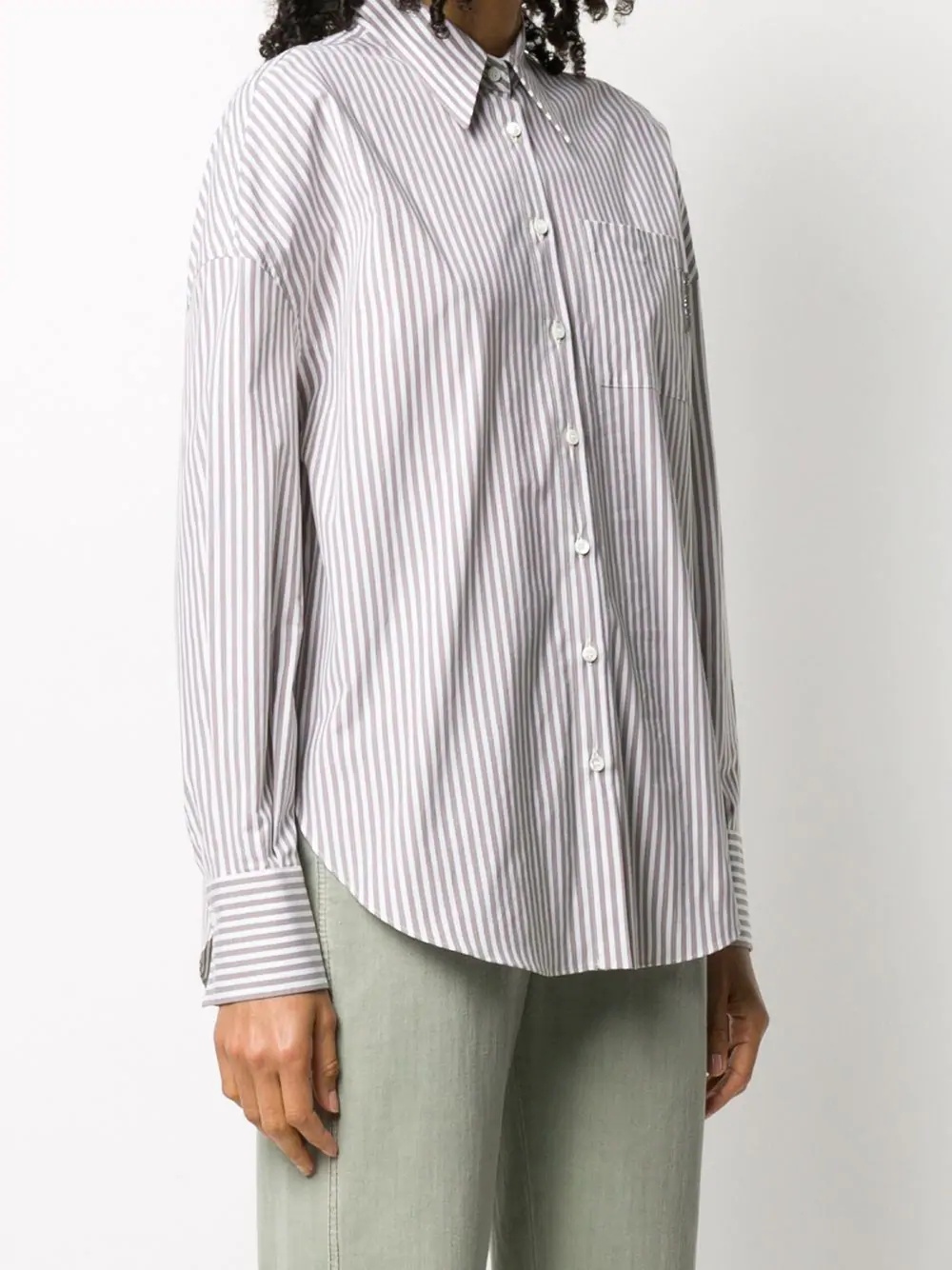 striped long-sleeved shirt - 3