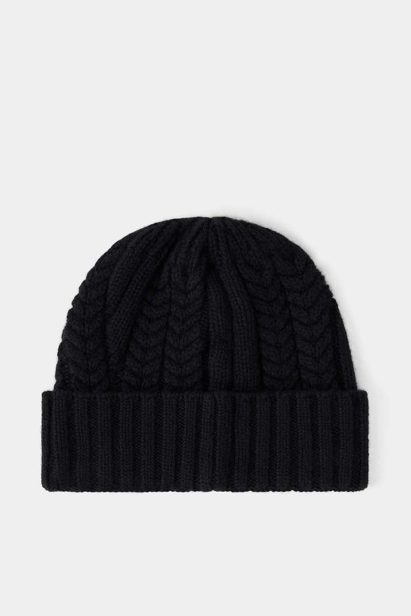 BOGNER Jamila Knitted cashmere hat in Black outlook